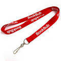 Polyester Lanyard-7 Days Rush , 3/4"w Screened